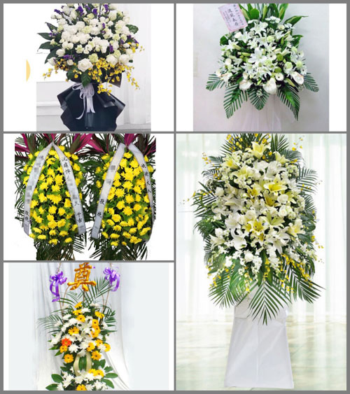 新疆乌鲁木齐市达坂城区阿克苏乡白事花篮预定