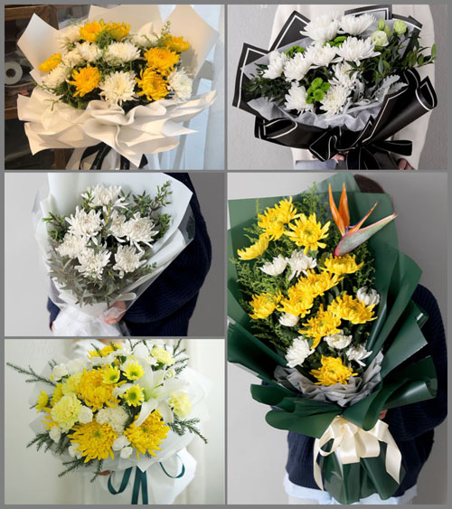 新疆乌鲁木齐市达坂城区阿克苏乡白事花束代送